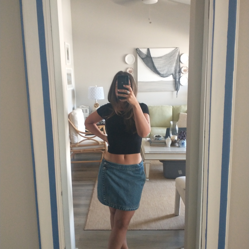 Denim Levi's Mini Skirt